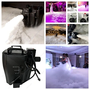FX Smoke Dmx Wedding Low 3500w Cloud Party Stage Events Dj 3000w 2000w 600 Watts Lying Dry Ice Fog Machine