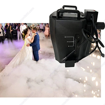 Special Effect Equipment 3500w / 6000w Low Lying Dry Ice Smoke Fog Machine For Stage Concert Wedding Party Club