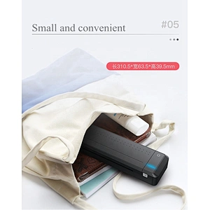 Battery Small Size A4 Paper Portable Thermal Transfer Usb Home Business Laptop Mini Mobile Printer for Print Any Time