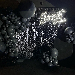 Hot sale Wedding Backdrop Decorations Shiny Sign Background Walls Shimmer Sequin Wall Panel for Party