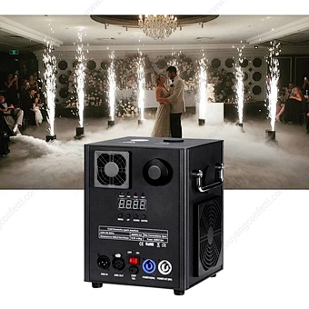 Large style Cold sparkler Machine Cold Spark Machine fountain Fire works for party Wedding Stage Wireless Remote Control flame
