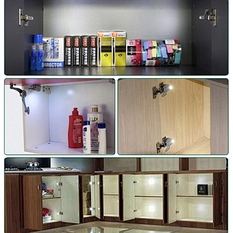 Push Triggered Cabinet Hinge LED Light