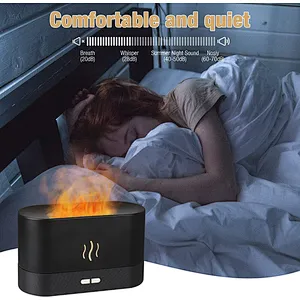 New Usb Fire Oil 3d Effect Aroma Diffuser Air Humidifier Ultrasonic Cool Mist Maker Fogger Led Essential Oil Flame Lamp Difusor