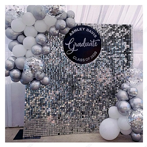Gold Sequin Panels Backdrop Shiny Sign Background Party China Factory Iridescent Shimmer Wall For Event Decoration Wedding