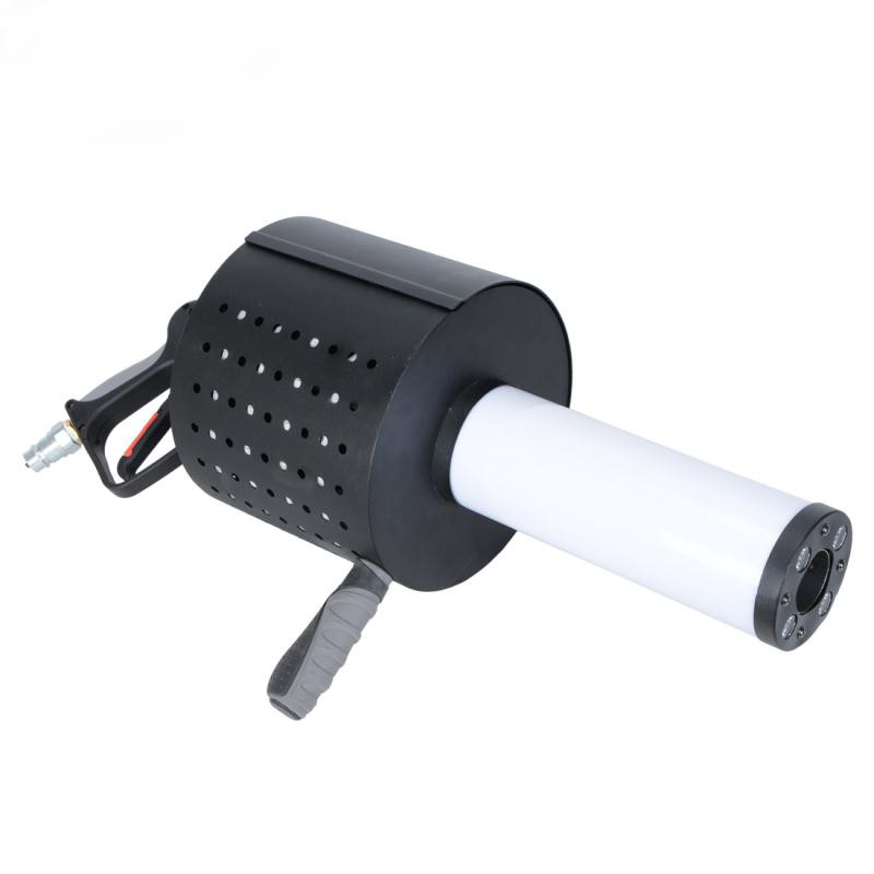 Powerful DJ used confetti gun electric confetti gun for celebration and performance