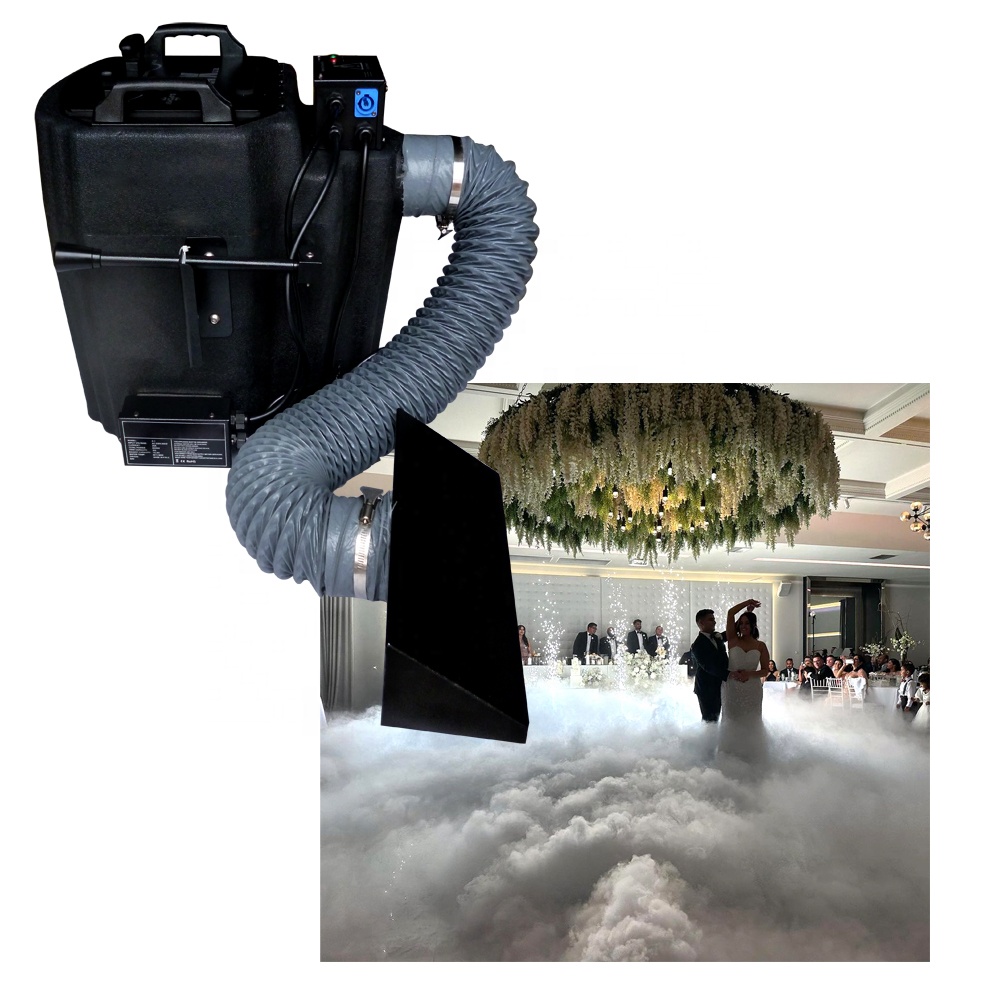 3500W mini Dry Ice Fog Machine Low Lying Fog Smoke Machine for club wedding