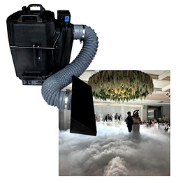 3500W mini Dry Ice Fog Machine Low Lying Fog Smoke Machine for club wedding