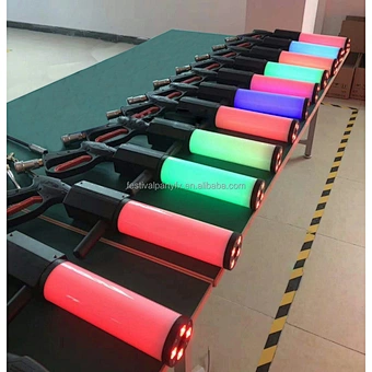 Spray Cryo Jet Launcher Club Bar Wedding Disco Nightclub Handheld Machine Stage Fog Gas Column Dj Equipment Rgb Led Co2 Gun