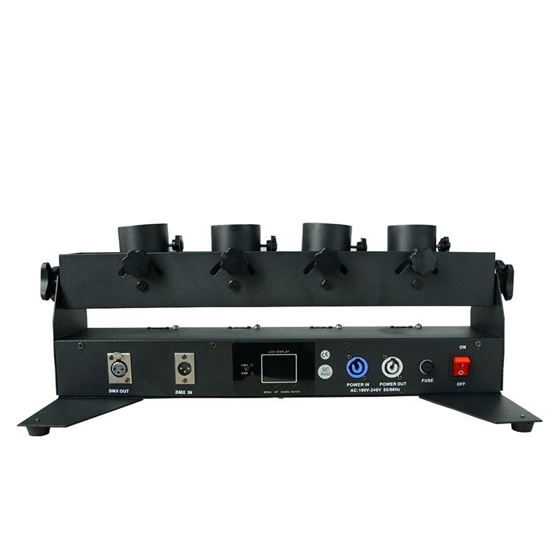 60W 4-head shooter confetti machine for wedding stage celebration confetti machine