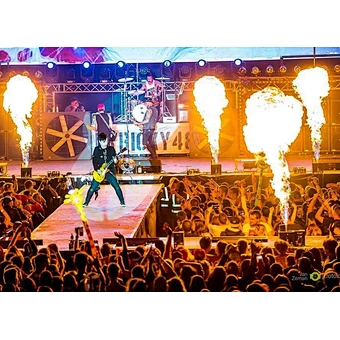 Factory Fire Machine Stage Effect Dmx Jet Flame Thrower Flame Projector for Outdoor Indoor Stage Theater safe channel