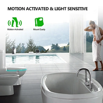 Led Toilet Night Light Pir Motion Sensor 16Color Changeable Lamp Backlight Seat Children Wc Bowl Home Washroom Lighting Bathroom