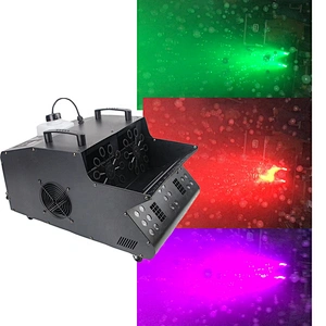 Led Light Concert Equipment 1500w Rgb Fog Smoke Bubble Machine For Wedding Stage Party