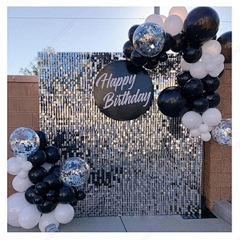 Gold Sequin Panels Backdrop Shiny Sign Background Party China Factory Iridescent Shimmer Wall For Event Decoration Wedding