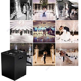 Dj Cold Wedding Indoor Fireworks Powder Wireless Cool Dmx512 Electric Fire Mini Dmx Spark Parts Battery Making Sparkler Machine