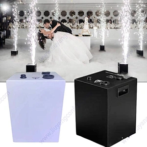 Dj Cold Wedding Indoor Fireworks Powder Wireless Cool Dmx512 Electric Fire Mini Dmx Spark Parts Battery Making Sparkler Machine