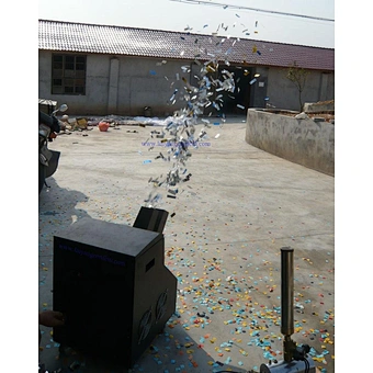 paper confetti blaster electric confetti machine big size Electronic remote control confetti blower for stage party wedding deco