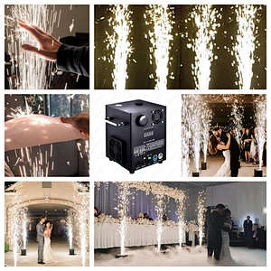Cool 700w Composite Ti Sparkler Upright Ground Wireless Dmx Control 600w Dj Fountain Firework Wedding Stage Cold Spark Machine