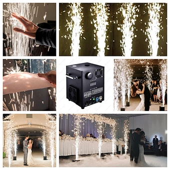 Cool 700w Composite Ti Sparkler Upright Ground Wireless Dmx Control 600w Dj Fountain Firework Wedding Stage Cold Spark Machine