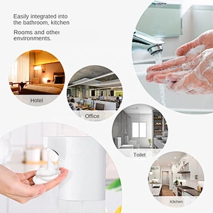 Automated Dish For Liquid Elbow Foam Bottle Induction Plastic hand sanitizer Auto Foaming Soap Dispenser