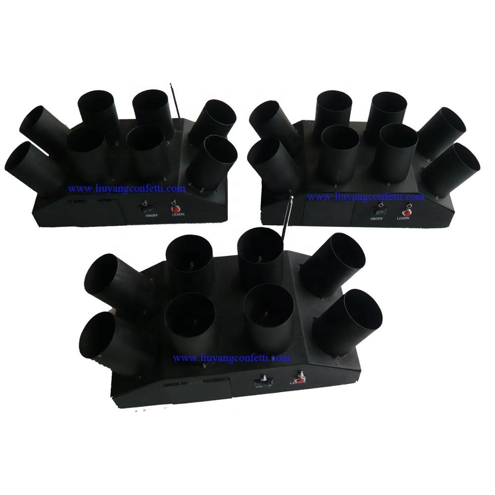 firework machine Fan shape double rows remote control cold pyrotechnic machine cold pyro fountain firework firing system