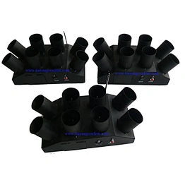 firework machine Fan shape double rows remote control cold pyrotechnic machine cold pyro fountain firework firing system
