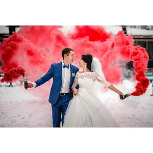 Pull Wire Ring Photograph Celebration Fireworks Flare Tube Color Smoke Grenades For Sale wedding gender reveal baby shower