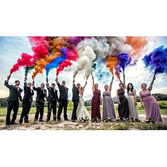 Pull Wire Ring Photograph Celebration Fireworks Flare Tube Color Smoke Grenades For Sale wedding gender reveal baby shower