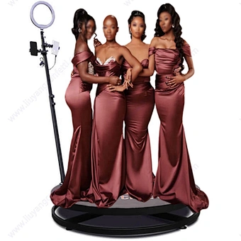 Factory Shipped in 48H for Free 360 Photo Booth for Party Wedding Automatic Spinning 360 Camera Ipad Photobooth Machine
