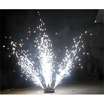 firework machine Fan shape double rows remote control cold pyrotechnic machine cold pyro fountain firework firing system
