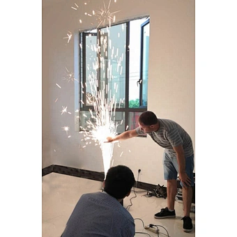 400w Wedding Sparklers Factory Pyro Fireworks Fountain Reusable Remote Dmx Control Stage Ce Indoor Outdoor Cold Spark Machine