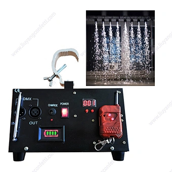 Mini Firework Machines Wedding Cold Firework Machine Party Disco Show 360 Photo Booth Accessories Cold Spark Machine