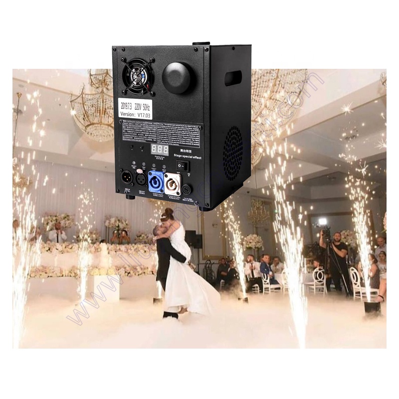 400w Wedding Sparklers Factory Pyro Fireworks Fountain Reusable Remote Dmx Control Stage Ce Indoor Outdoor Cold Spark Machine