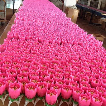 China Happy Cake Party Colored Magic Sparkler Number Rainbow rotating musical lotus Flower music Birthday Candle
