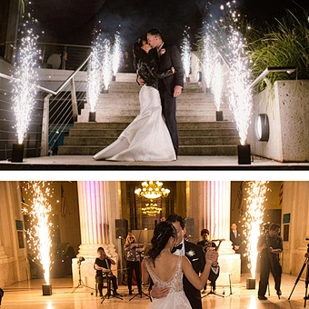 Wedding Party Sparkler Ice Special Effect Equipment Manufacture Dmx Remote Control Stage Firework Cold Spark Fountain Machine