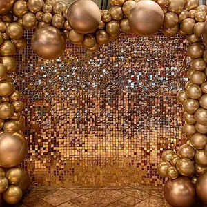 Vivid 3d Active Disco Decoración Fondo brillante Diseño brillante Evento Fiesta Publicidad decorativa Panel de pared de lentejuelas brillantes