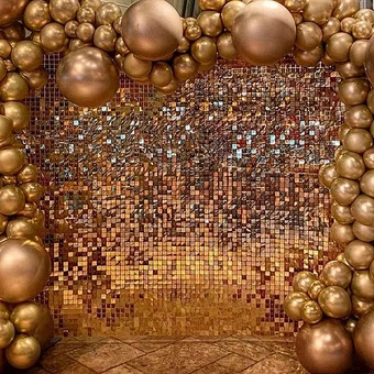 Vivid 3d Active Disco Decoración Fondo brillante Diseño brillante Evento Fiesta Publicidad decorativa Panel de pared de lentejuelas brillantes