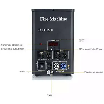 LPG waterproof mini Stage Effect Fire Machine stage effect flame projector fire machine color Flame Projector for Party dj Disco