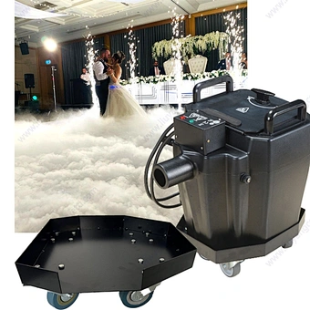 Marriage Bride 3500w 6000w Dry Ice Smoke White Blasting Effect Ground Cloud Wedding Stage Party Low Lying Fog Machine