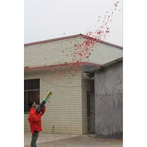 3 Shots Hand Hold Electric Shooter Rechargeable Three Head Barrels Popper Machine Spring Battery Powered Confetti Party Gun