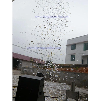 paper confetti blaster electric confetti machine big size Electronic remote control confetti blower for stage party wedding deco