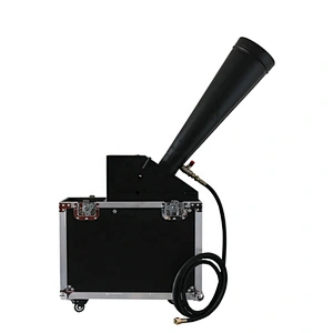 Color Paper Cannon Blaster Compressed Air Electric Hand Control Co2 Jet Stage Blower Confetti Machine For Wedding Opening Party