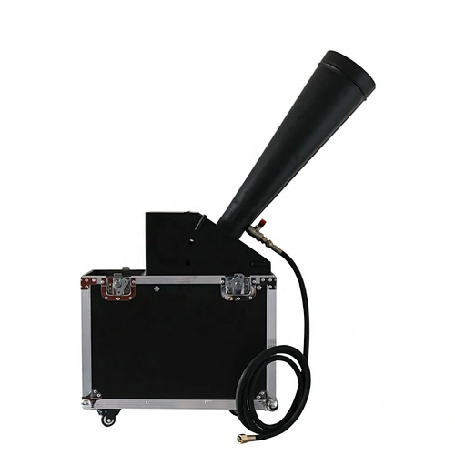 Color Paper Cannon Blaster Compressed Air Electric Hand Control Co2 Jet Stage Blower Confetti Machine For Wedding Opening Party