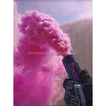 Pull Wire Ring Photograph Celebration Fireworks Flare Tube Color Smoke Grenades For Sale wedding gender reveal baby shower