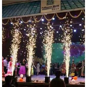 400w Wedding Sparklers Factory Pyro Fireworks Fountain Reusable Remote Dmx Control Stage Ce Indoor Outdoor Cold Spark Machine