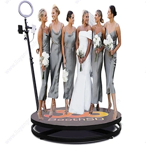 Factory Shipped in 48H for Free 360 Photo Booth for Party Wedding Automatic Spinning 360 Camera Ipad Photobooth Machine