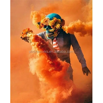 Smokes grenade wholesale price strike the cap hand-hold color smoke signal flare fireworks