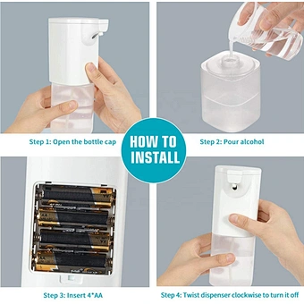 Sanitation Sterilizer Dispenser Soap Automatic Induction Hand Sanitizer Infrared Non-contact School Hotel Alcohol Sprayer Bottle