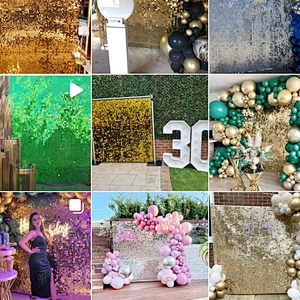 Backdrop Panel Event Decorative Wall Decoration Pink PhotoBooth Gold Black 4d Wind Flapping Wedding 2023 Hot Sale Shimmer Sequin