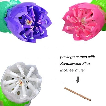 China Happy Cake Party Colored Magic Sparkler Number Rainbow rotating musical lotus Flower music Birthday Candle