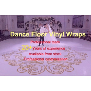 Self Adhesive White Wrap Plain Decoration Party Decor Removable Sticker Custom Name Date Diy Wedding Dance Floor Decal Carpet